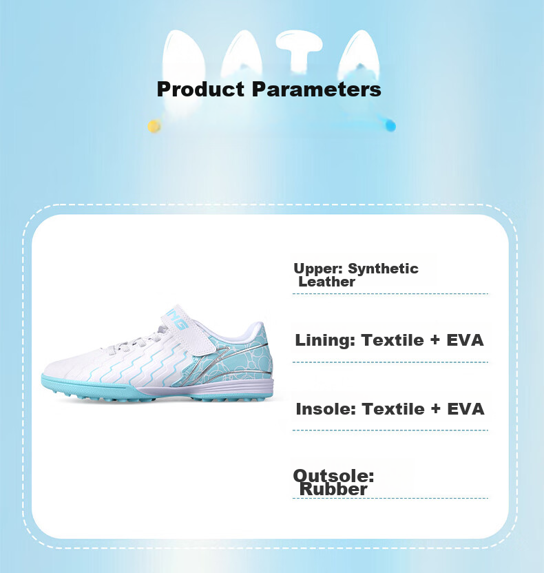 Детские футбольные бутсы Li-Ning для зальных покрытий, размер 32, синий