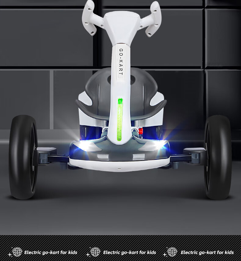 Электромобиль Babamama Kart KT-001 для детей от 1 до 8 лет, баланс-байк, четырехколесный, подарок для детей, для езды взрослых с дистанционным управлением