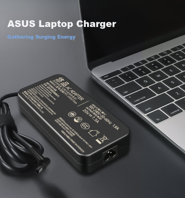 Зарядное устройство для ноутбука Youpin ASUS Feiying Baojia, 150 Вт, 20 В, 7.5 А, круглая вилка 6.0*3.7 мм с контактом