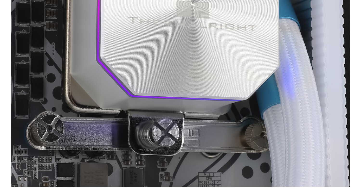 Система охлаждения Thermalright Frozen Edge 360 WHITE, жидкостная, ARGB, 360мм