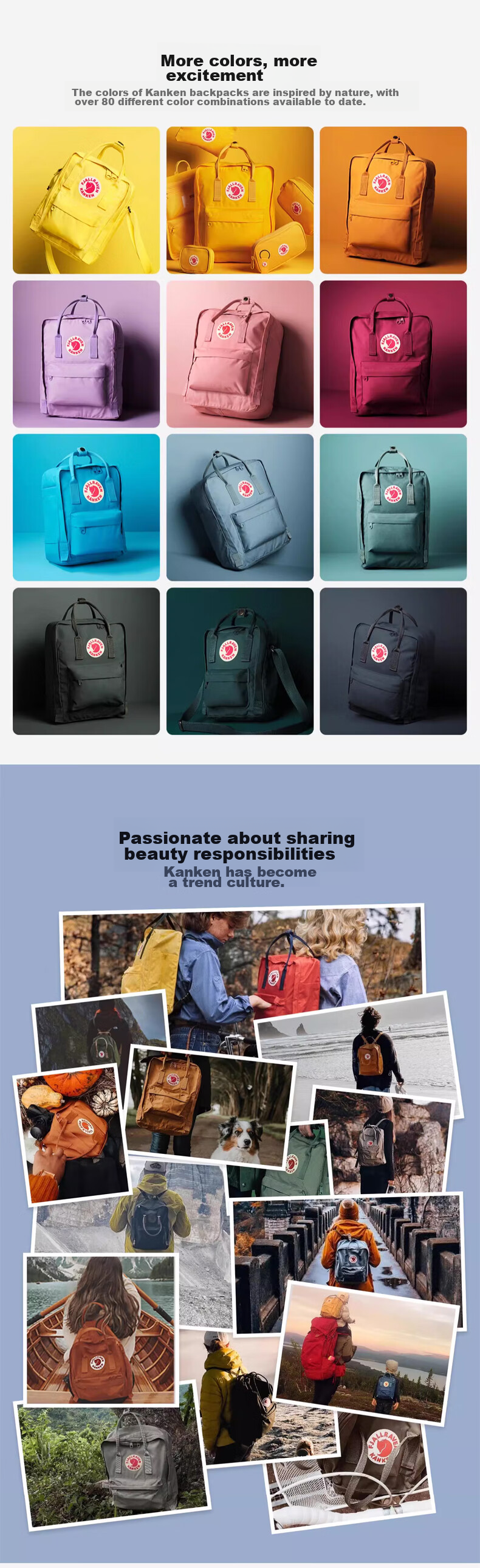 Рюкзак Fjallraven Kanken Mini, женский, унисекс, 7л, лавандовый
