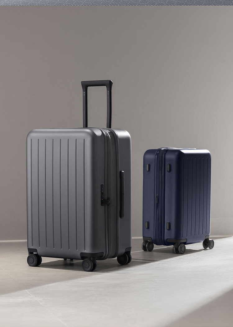 Чемодан Xiaomi Mijia Luggage, 24-дюймовый расширяемый, с поворотными колесами, дорожный чемодан для мужчин и женщин, большой вместимости, с кодовым замком, синий