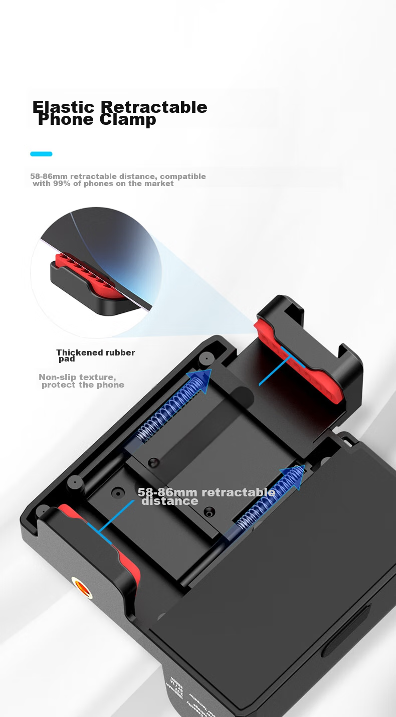 Ulanzi CG-02 - портативный стабилизатор со встроенной подсветкой и Bluetooth-пультом для селфи и видеосъемки