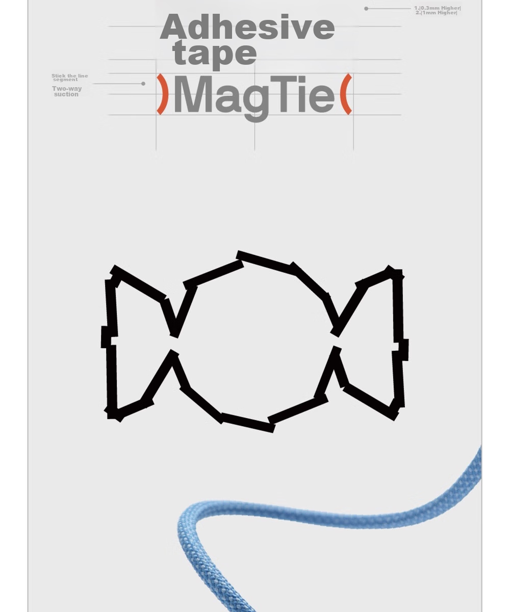 Кабель CANDYSIGN MagTie, USB C-C, 60W, 3A, 1.6м, белый