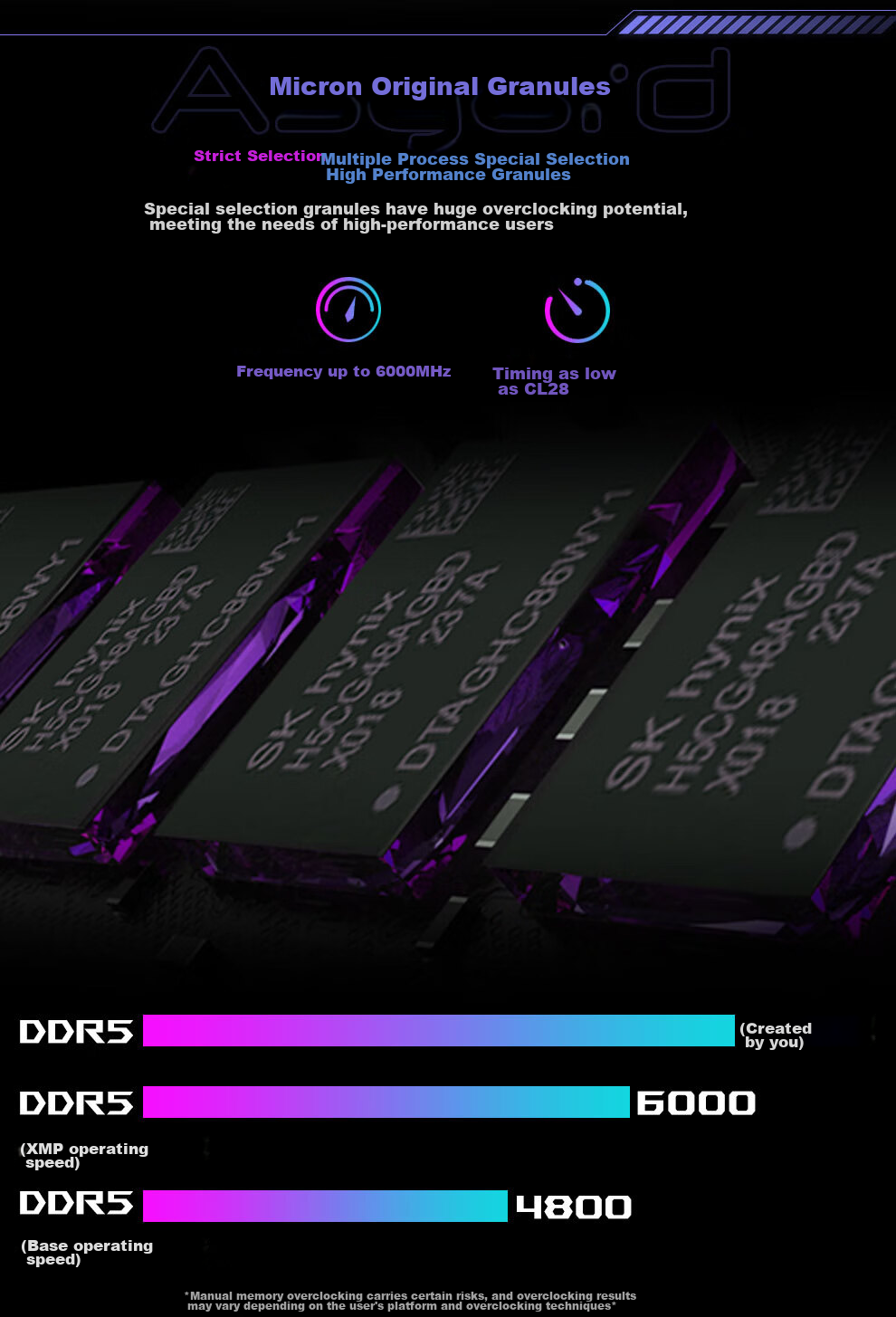 Оперативная память Asgard Valkyrie II DDR5 32GB (2x16GB) 6000MHz CL28