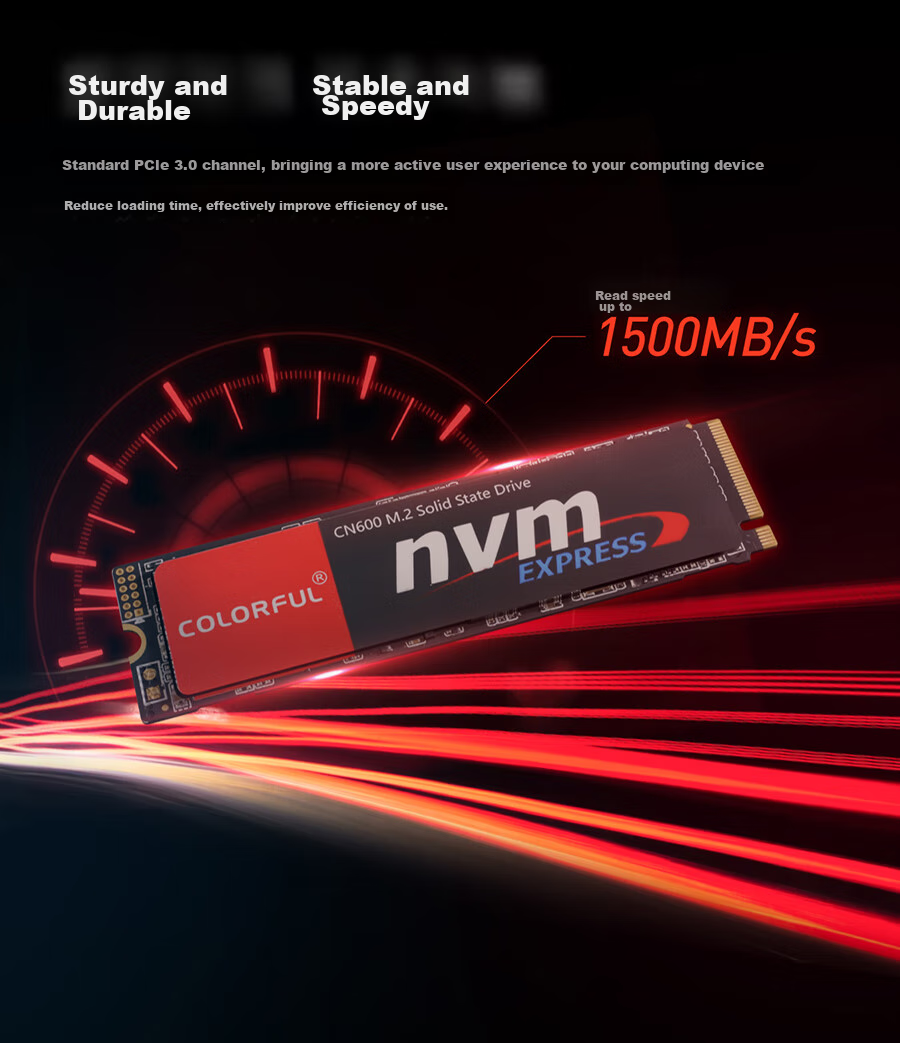 Твердотельный накопитель Colorful CN600 Series SSD M.2 NVMe PCIe 3.0 x4 512GB