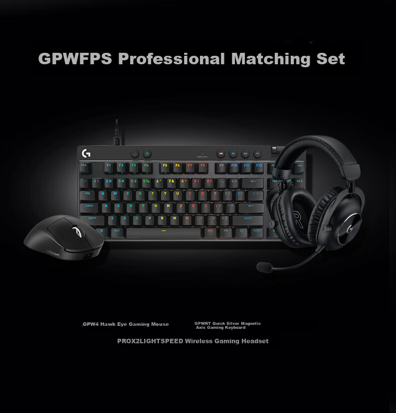 Игровая клавиатура G PRO X TKL RAPID, механическая, с магнитной осью, Quick Silver, для FPS, Vanguard, Warzone, RT Quick Trigger (розовый)