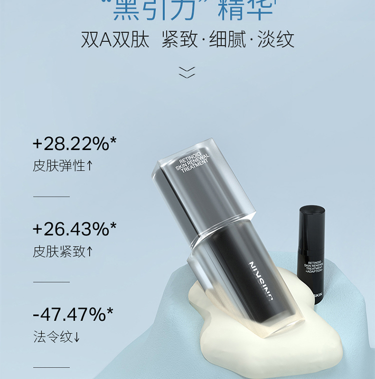 优时颜（UNISKIN）第2代微笑眼霜黑引力精华面部套装紧致淡化细纹送女友
