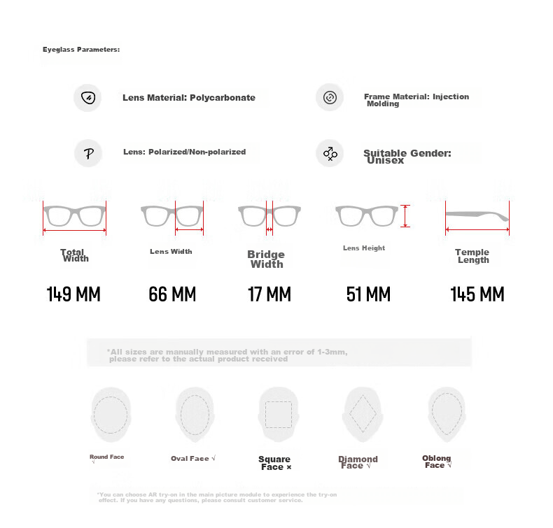 Солнцезащитные очки Ray-Ban RB4392D 601/9A, квадратная большая оправа, унисекс, с поляризованными линзами