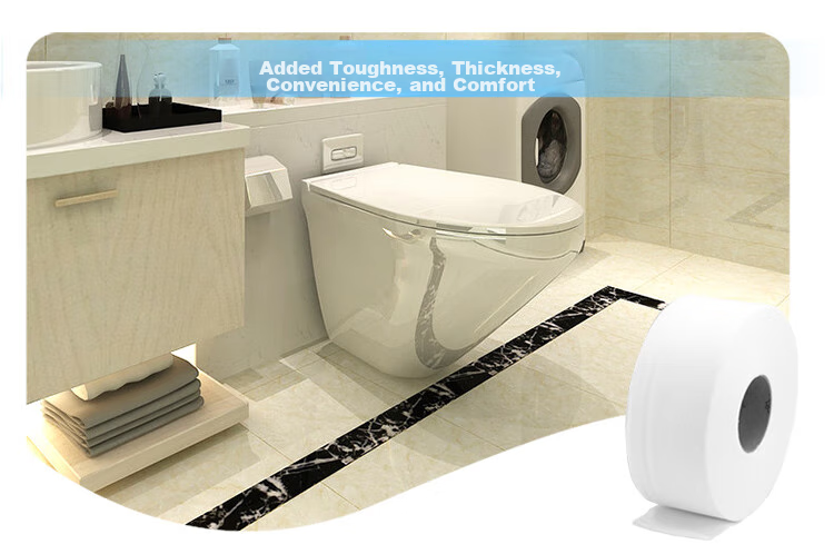 Рулонная туалетная бумага Hygienix Commercial Core Roll, 2-слойная, 220 м, 12 рулонов, для коммерческого использования (туалеты, торговые центры, гостиницы)