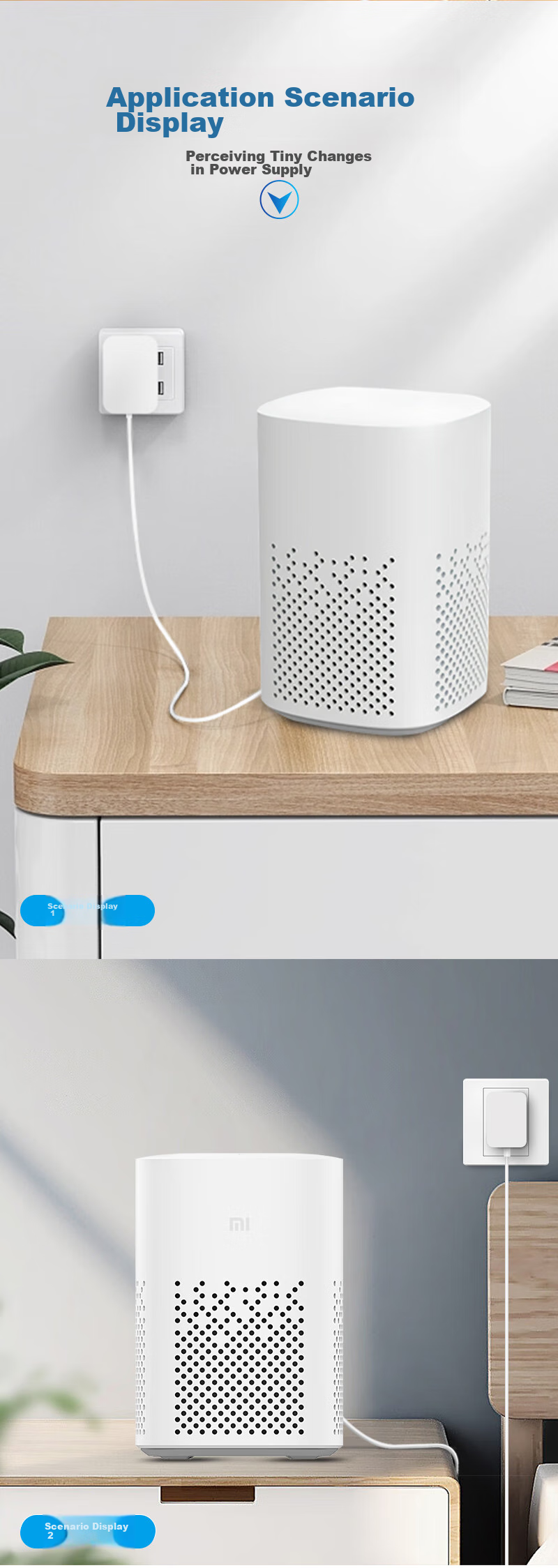 Кабель питания mryc для Xiaomi Xiao Ai Tongxue, зарядный шнур для динамика, модель с ИК-пультом, адаптер для динамика с HD-сенсорным экраном, 12V1A