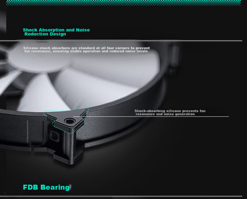 Компьютерный вентилятор PHANTEKS F200SP, 200 мм, высокопроизводительный, с гидравлическим подшипником, толщиной 30 мм, низким уровнем шума, антивибрационный, с винтами, 4-контактный PWM, без подсветки, белый