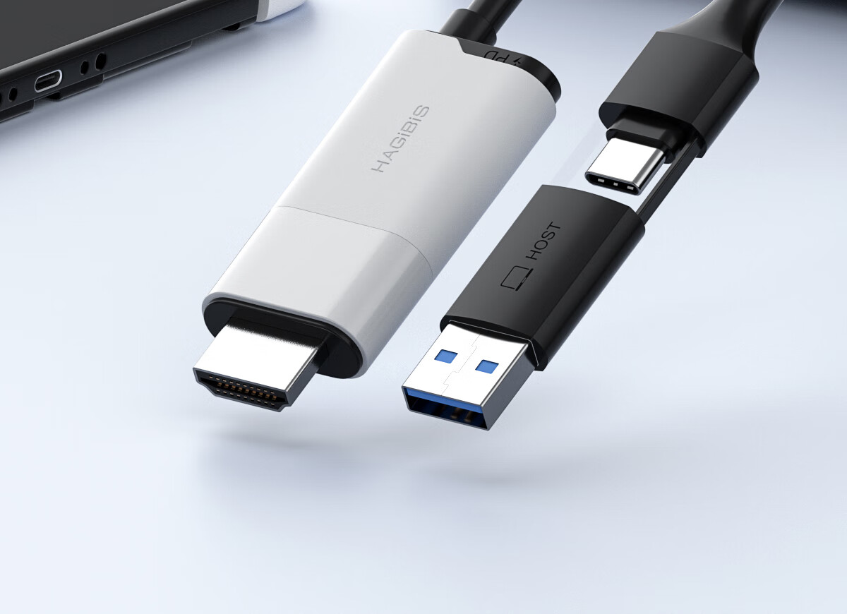 Карта захвата Hagibis UHC10, HDMI на Type-C, 1080P@60Hz, для прямой трансляции и записи, совместима с Switch, PS5, Xbox, iPad, ноутбуками