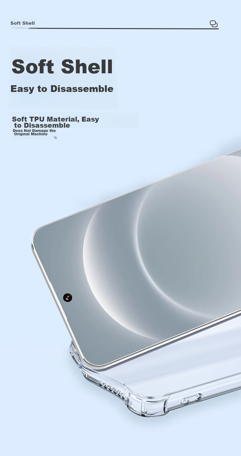 Чехол LLUNC для Xiaomi 14 Ultra, прозрачный, противоударный, с защитой камеры