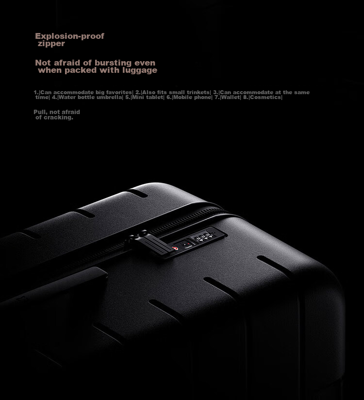 Чемодан Xiaomi Mijia Luggage, 20-дюймовый ручная кладь, поликарбонатный, с кодовым замком, бежевый