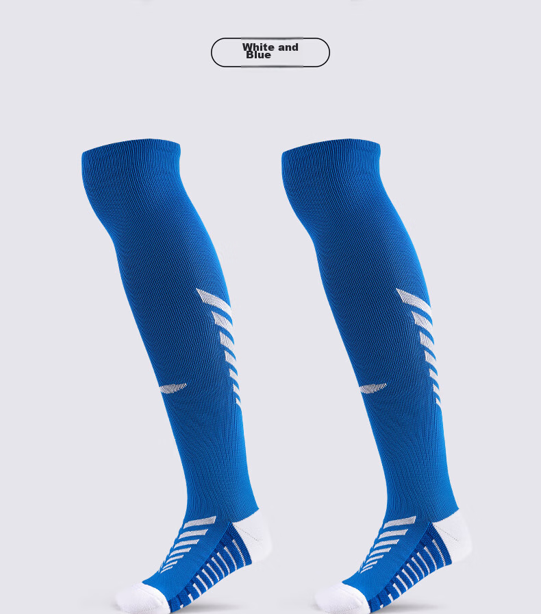 Носки для футбола Li-Ning, нескользящие, выше колена, с махровой подошвой, для спорта и тренировок, унисекс, черные, размер M