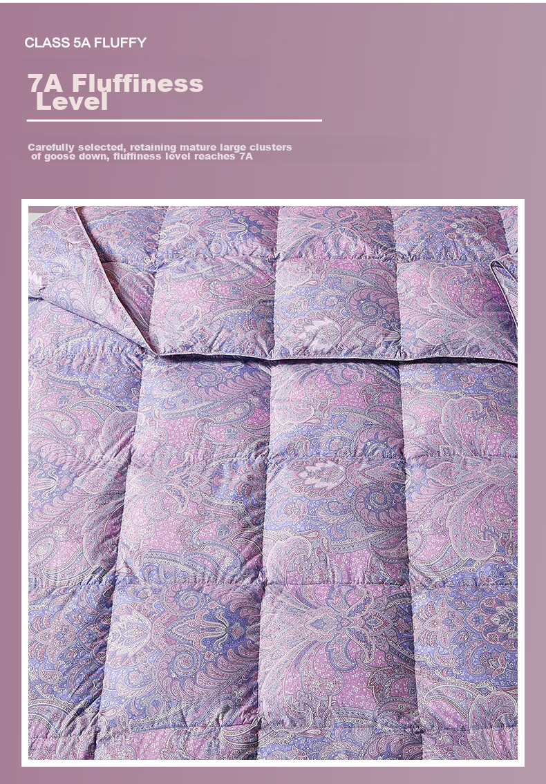 Одеяло BEYOND Yano, 95% белый гусиный пух, антибактериальное, всесезонное, 220x240 см