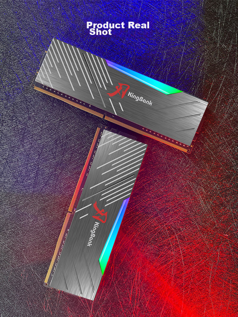 Модуль памяти KINGBANK SHARPBLADE-RGB DDR5 64GB (2x32GB) 6400MHz CL32, черный