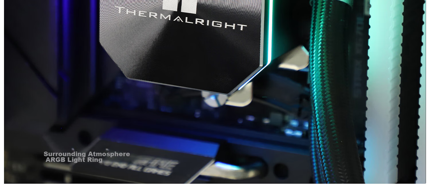 Система охлаждения Thermalright Frozen Edge 240 BLACK, жидкостный охладитель CPU, металлическая пластина, FE240 BLACK