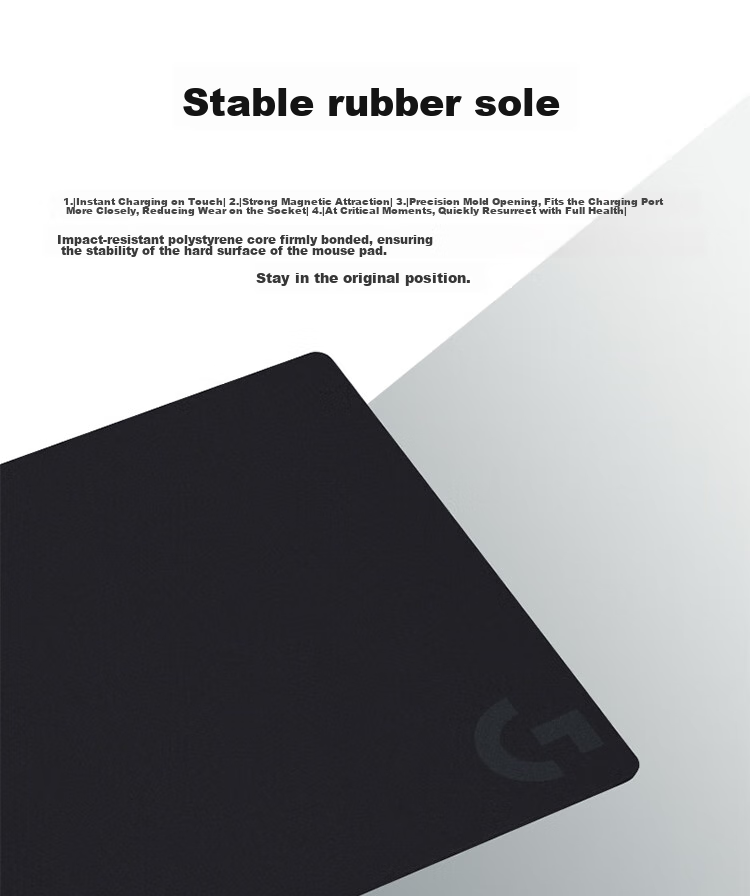 Игровой коврик G G440 Hard Gaming Mouse Pad, полиэтилен, 34.5x31.5 см, черный