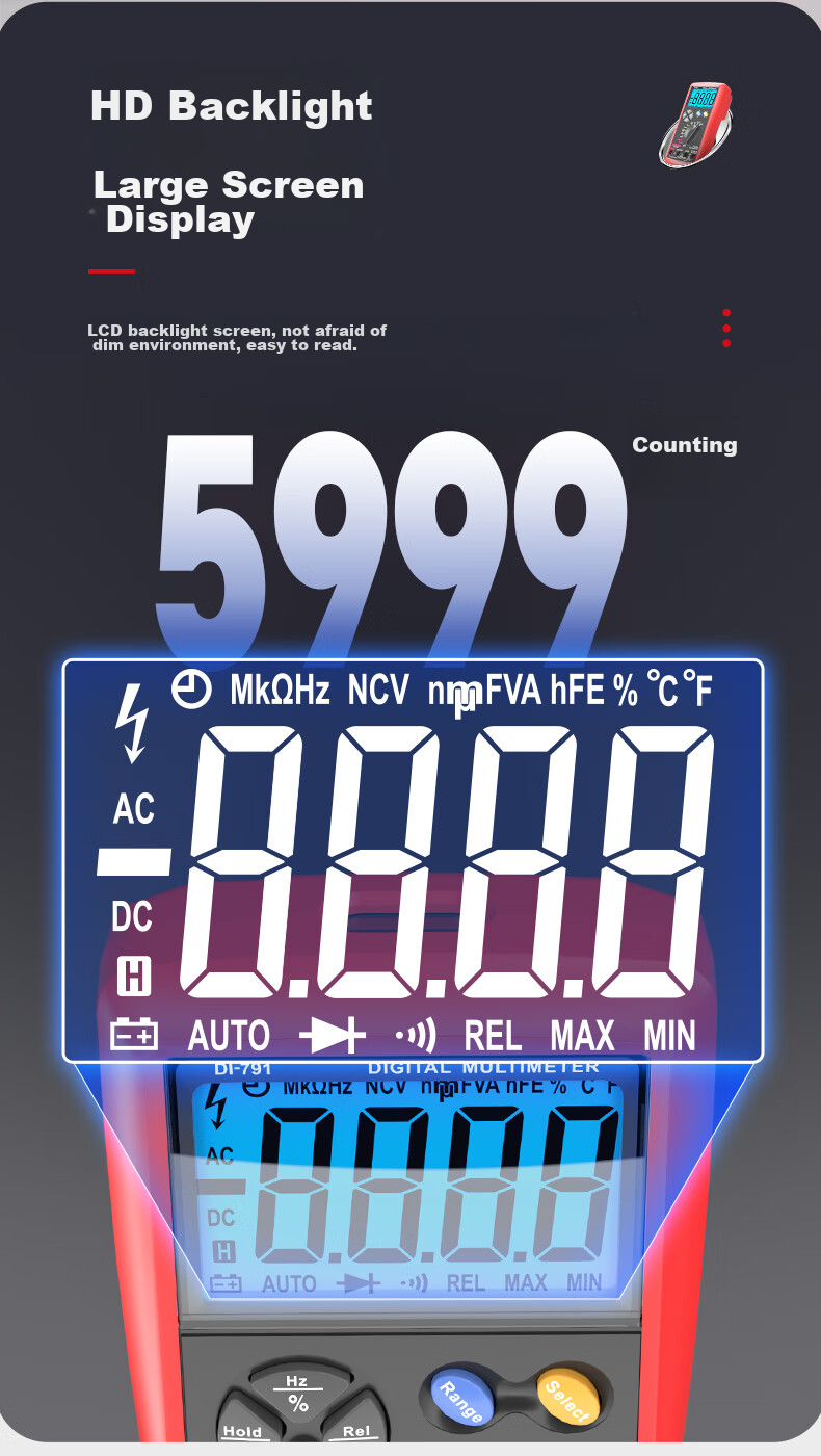 Мультиметр DELIXI ELECTRIC 2000В
