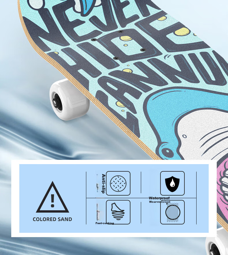 Самокат-скейтборд SWAY Professional Skateboard, двухколесный детский скутер с двойным изгибом, скейтборд для взрослых и молодежи, для начинающих