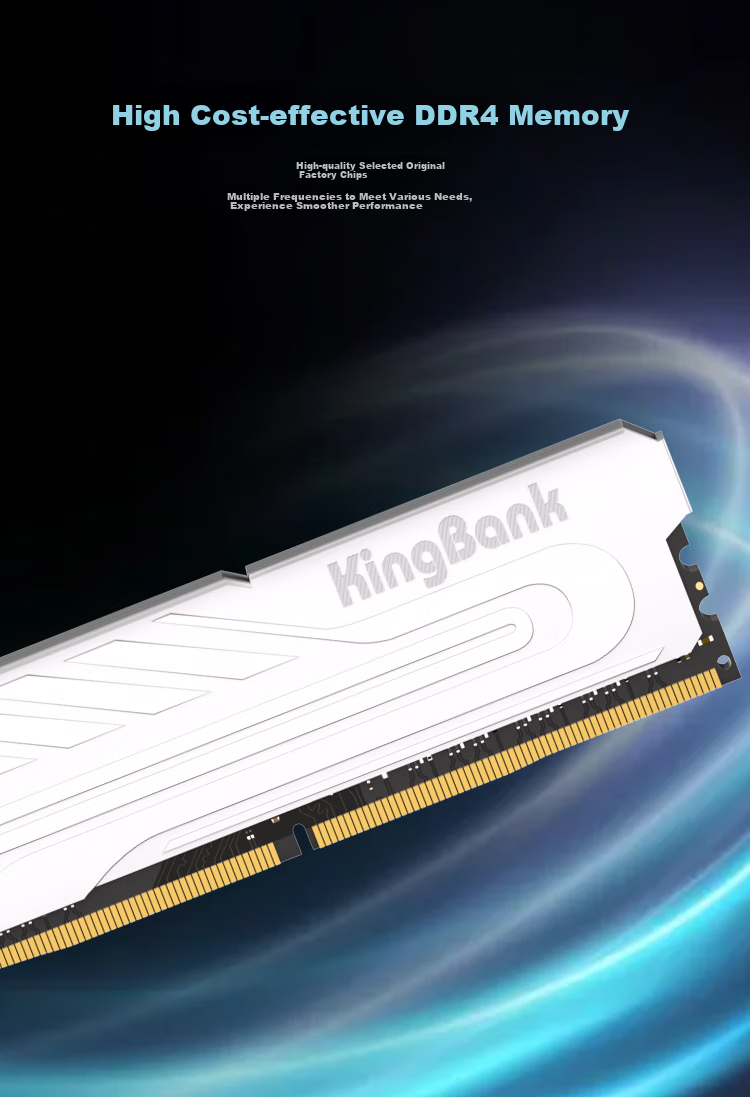 Оперативная память KINGBANK Yinjue DDR4 8GB 2666MHz CL16 1.35V DIMM 288-pin UDIMM