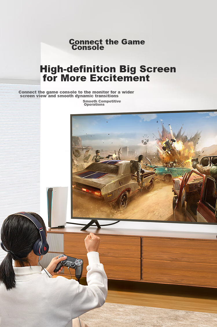 Кабель CHOSEAL QS8178A HDMI 2.0, профессиональный, 4K/60Hz, графитовый экран, разъем из цинкового сплава, 12 метров