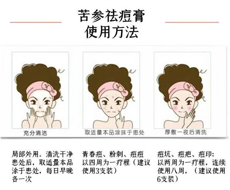 广药白云山祛痘膏痘印去痘疤痘坑呵护痘肌青春痘男女通用30g