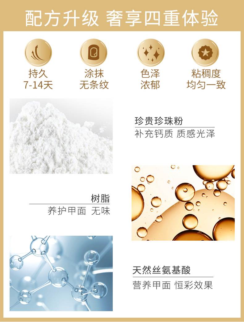 OPI指甲油蛋白强韧护甲油t80免烤持久透明护甲油 蛋白护甲液3.75ml