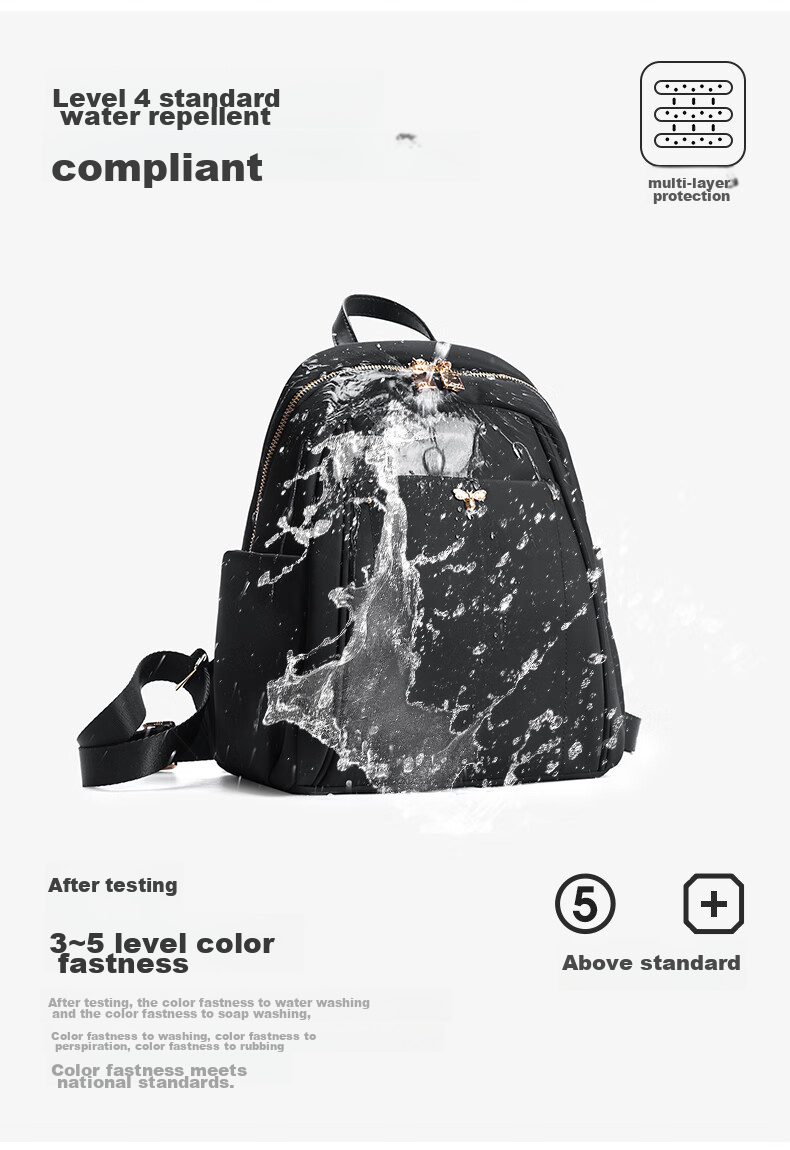 Женский рюкзак Laifu Fashion, повседневный, из ткани Оксфорд, легкий, водостойкий, для путешествий, подарок на Новый год и День святого Валентина