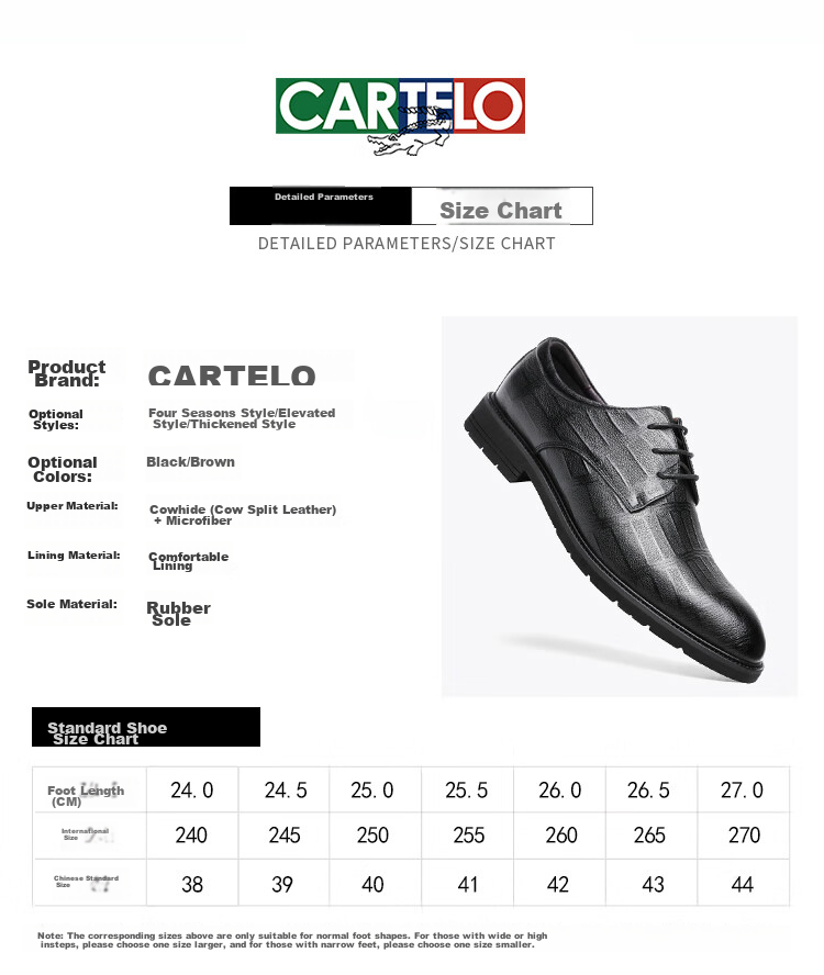 Мужские туфли CARTELO