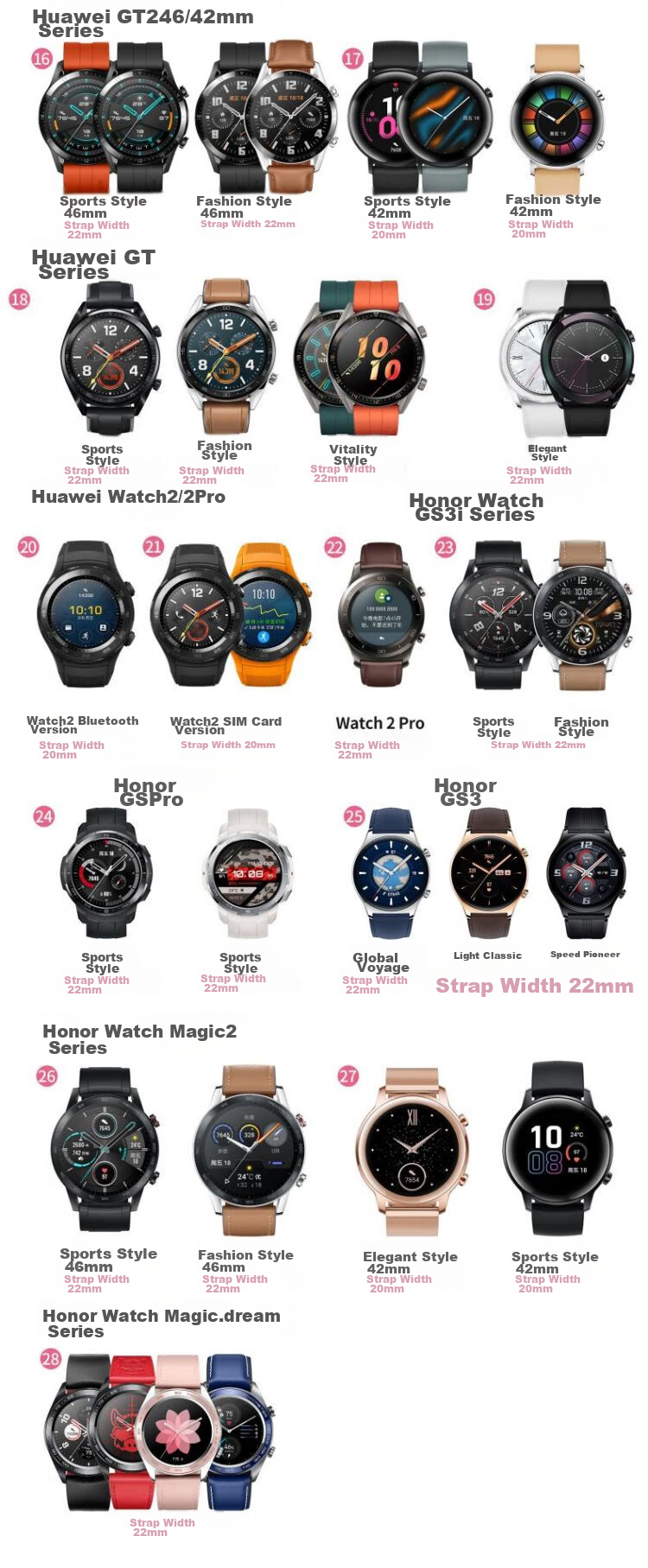 Ремешок BHO из миланской стали для Huawei Watch GT5 Pro/GT4/GT3 Pro/GT2, Watch4 Pro/Watch3/Honor Magic2, магнитный