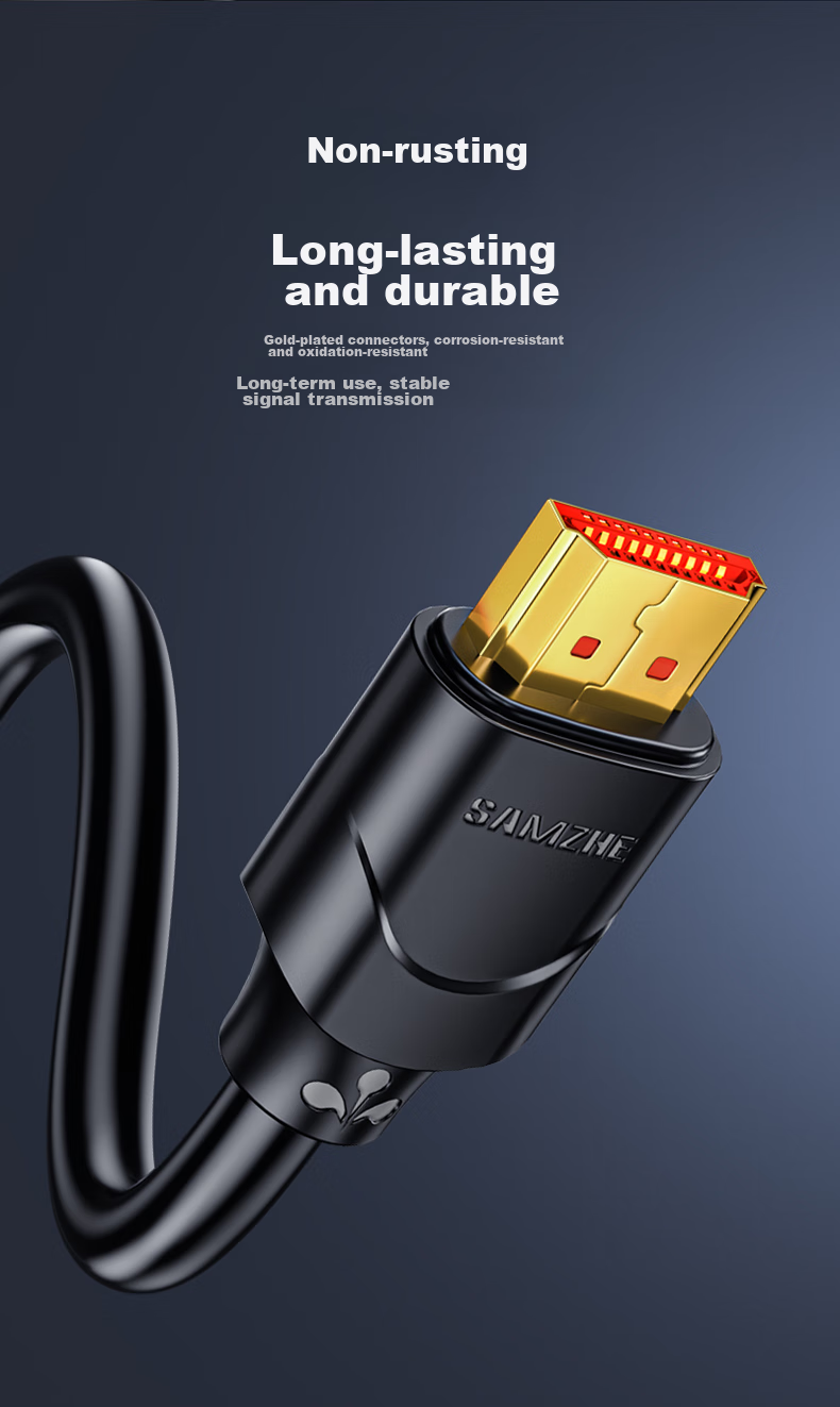 Кабель SAMZHE HDMI, цифровой кабель высокой четкости для домашней установки и инженерии, 3D видеокабель, 20 метров, кабель для передачи данных для ноутбука, ТВ, проектора, монитора, 200SH8