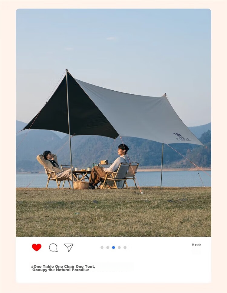 Складной туристический стул CAMEL, легкий, портативный, для кемпинга, рыбалки, пляжа, с подлокотниками из дерева, зеленый, 56x58x80 см