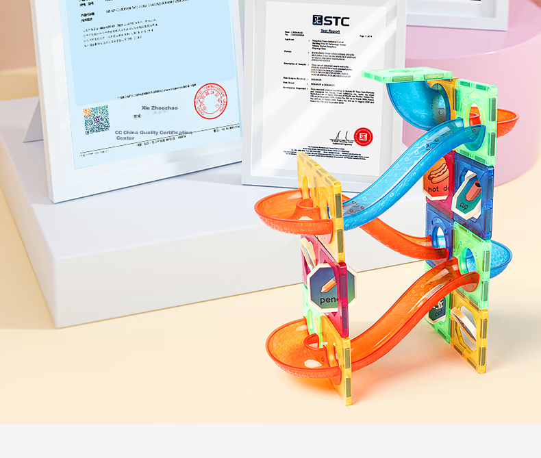 Магнитный конструктор MAGPLAYER, 171 деталь, трубки, шарики, для детей от 3 лет