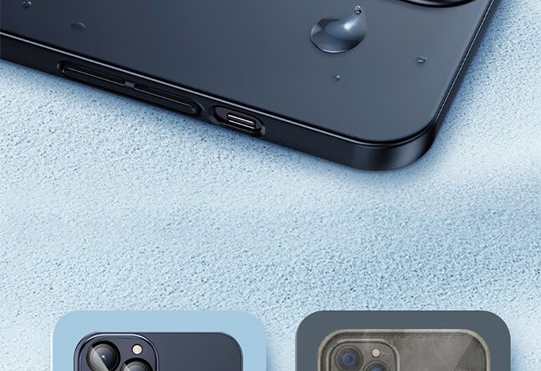Чехол-накладка EDDGA для Apple iPhone 13 Pro, матовый, противоударный, черный
