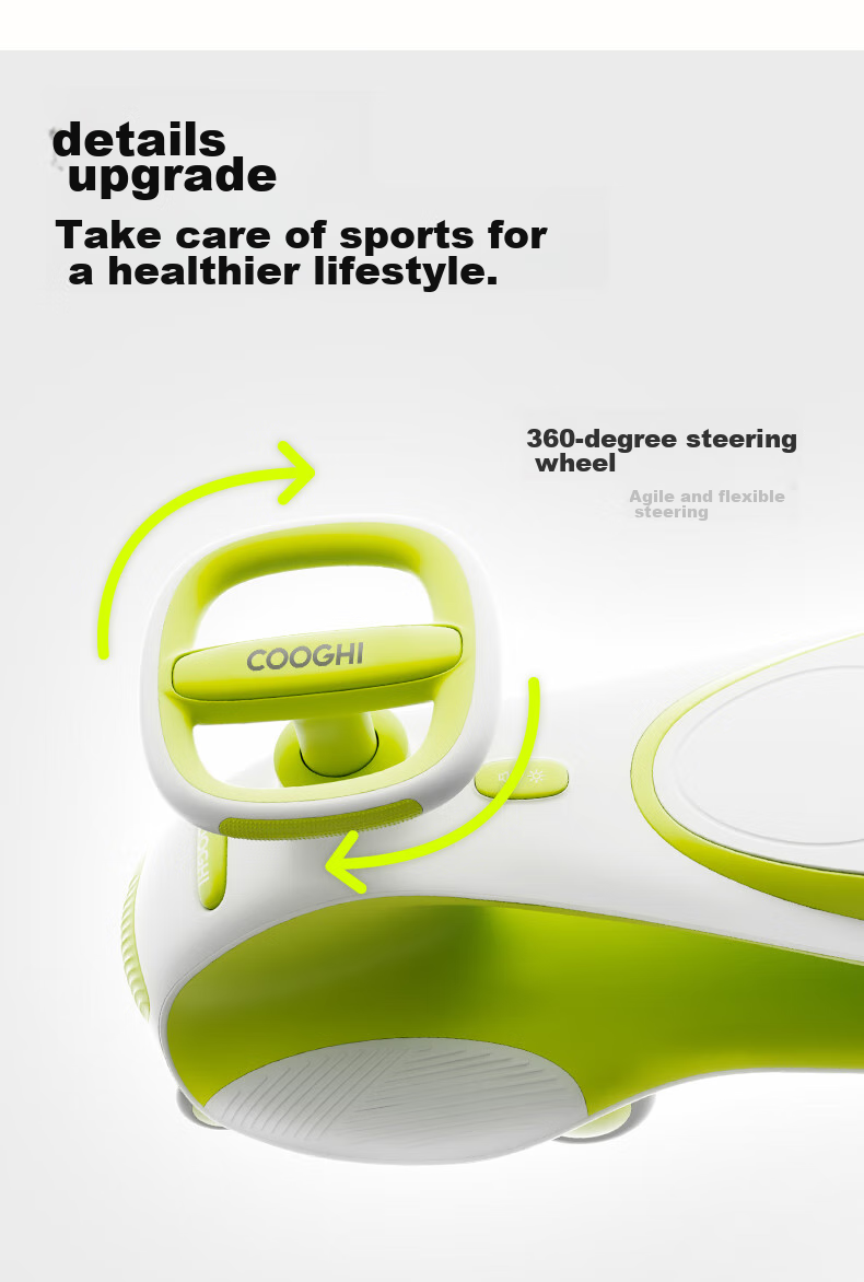 Детский электромобиль COOGHI Classic Green, для детей от 1 до 8 лет, грузоподъемность 100 кг, зеленый