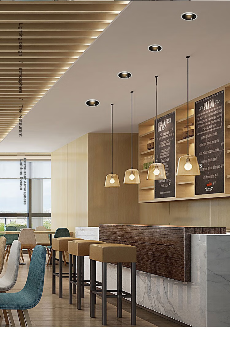 FSL Foshan Lighting LED встраиваемый светильник, антибликовый, 9 Вт, холодный белый (5700K), вырез 75 мм, алюминиевый корпус