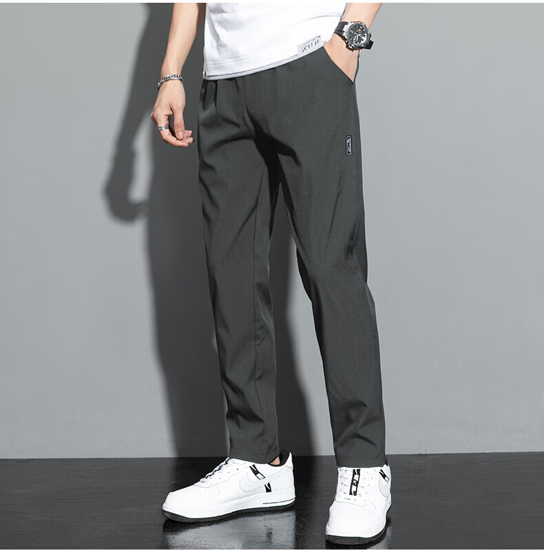 Джинсы Jeanswest мужские, повседневные брюки, осень 2024, прямые, черные, размер 5XL