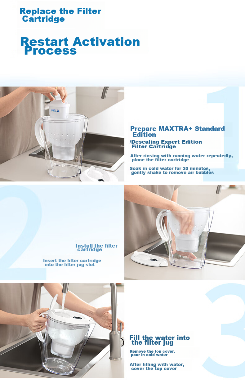 Фильтр-кувшин BRITA Marella Ocean 3.5 л (синий) с 12 картриджами