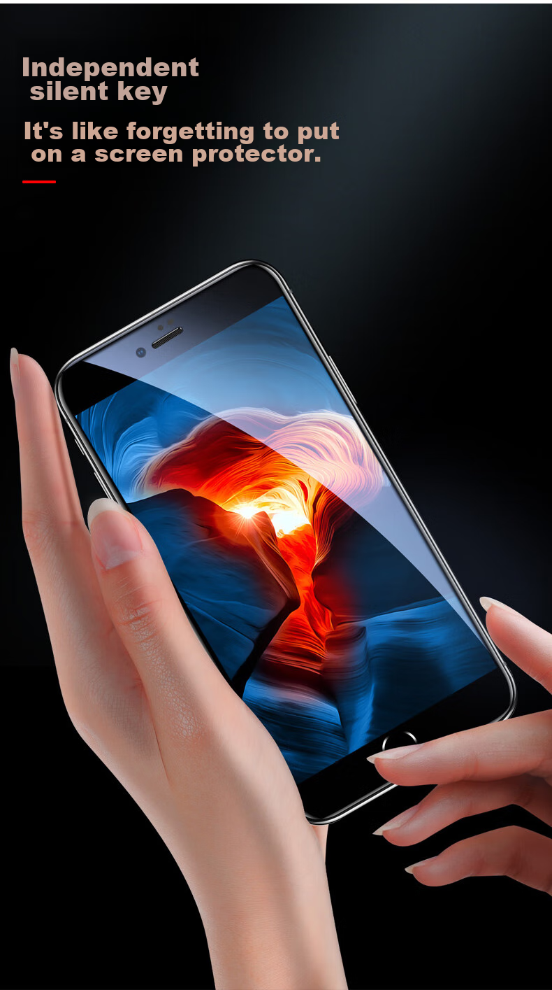 Защитное стекло BIAZE для Apple iPhone SE3/SE2/8/7/6s, 28° антишпионское, закаленное, HD, антиотпечатки