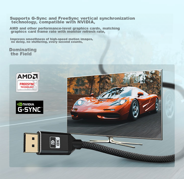 Кабель FIBBR Proton Series, игровой, 1.4DP, 8K 60Hz, 5 метров