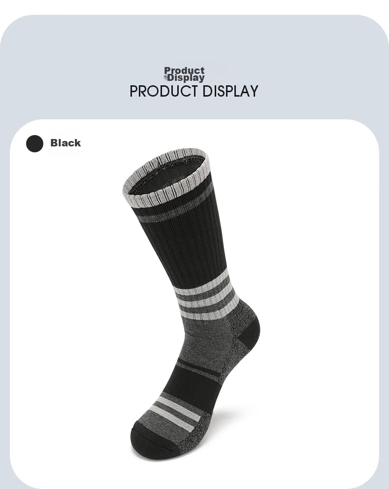 Носки TFO Merino Outdoor Socks, дышащие, из шерсти мериноса, для спорта, бега, хайкинга и альпинизма, мужские, темно-серые