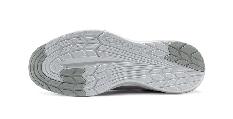Saucony索康尼男子轻量透气跑步鞋Humming蜂鸟 S28160-3 黑白 42.5
