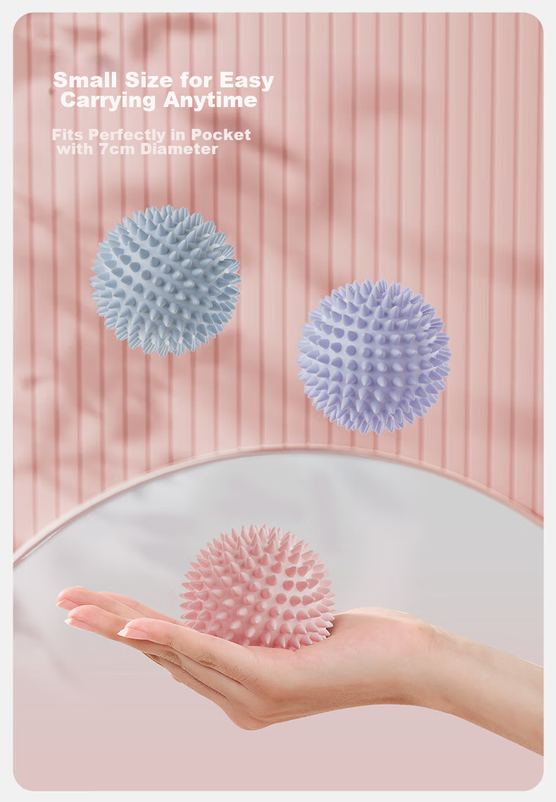 Массажный мяч Yottoy Fascia Ball, ежик, для точечного массажа стоп и шеи, йога, тренировки