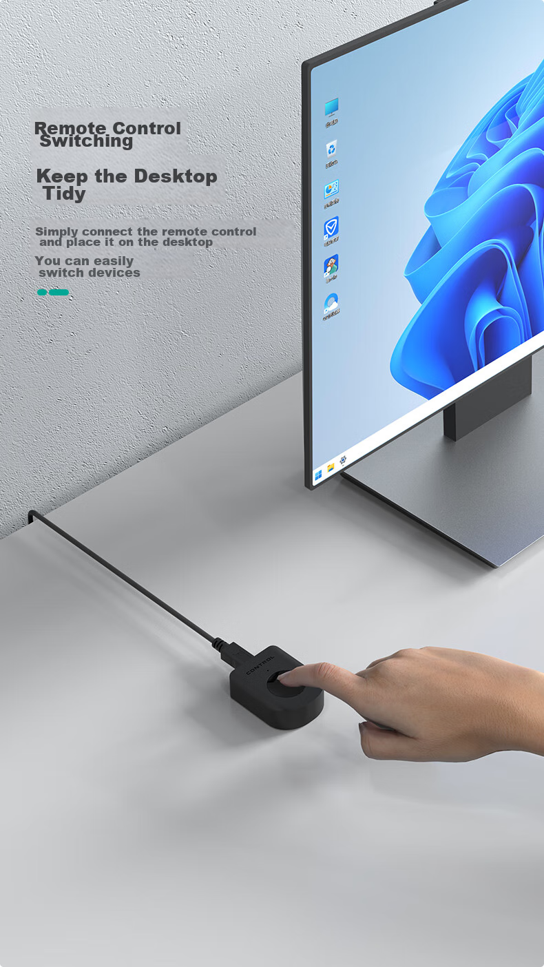 KVM-переключатель MT-viki MT-201, 2 порта, VGA, USB, для управления несколькими компьютерами