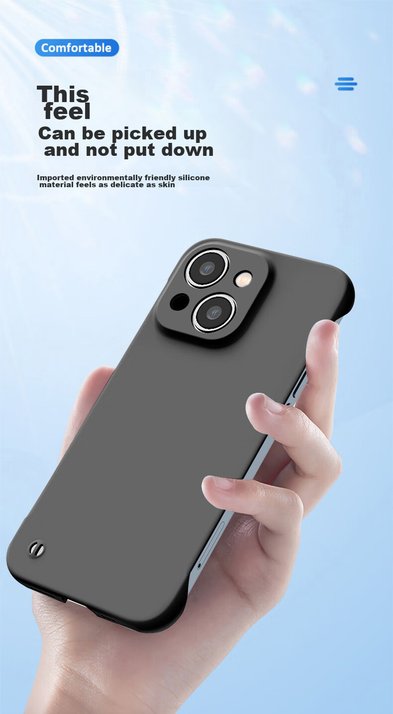 Чехол POZZO для iPhone 13, ультратонкий, полузакрытый, матовый, противоударный, лавандово-серый