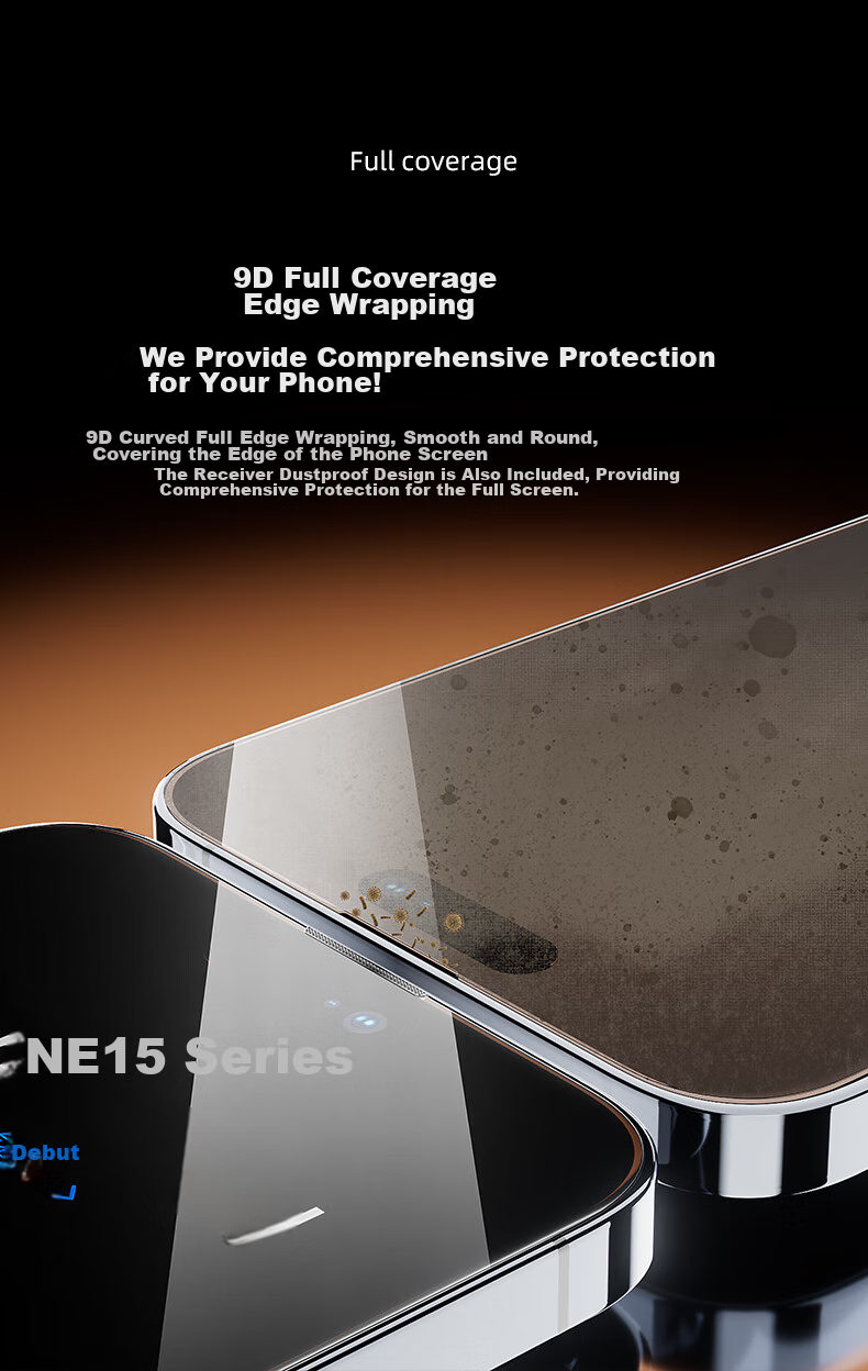 Защитное стекло Mofajiang для Apple iPhone 15 Plus, ультрачеткое, 28°, с защитой от подглядывания, пылезащитное, для быстрой установки, полное покрытие