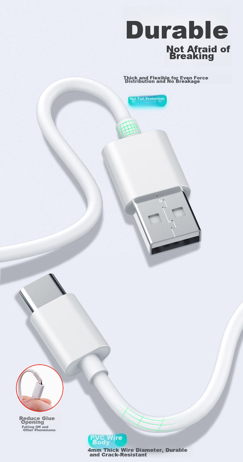 Кабель Trendsetter USB Type-C, 66W, 6A/5A, 2 метра, 2 шт.